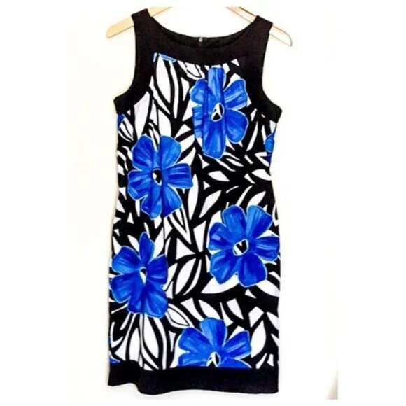 AB Studio Floral Patterned Dress Size 10 - Picture 1 of 7